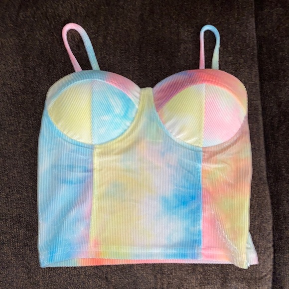 Tie dye crop top shirt - Picture 1 of 2